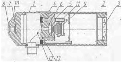 Рис.1. Схема телескопа Тера-50 РК-15